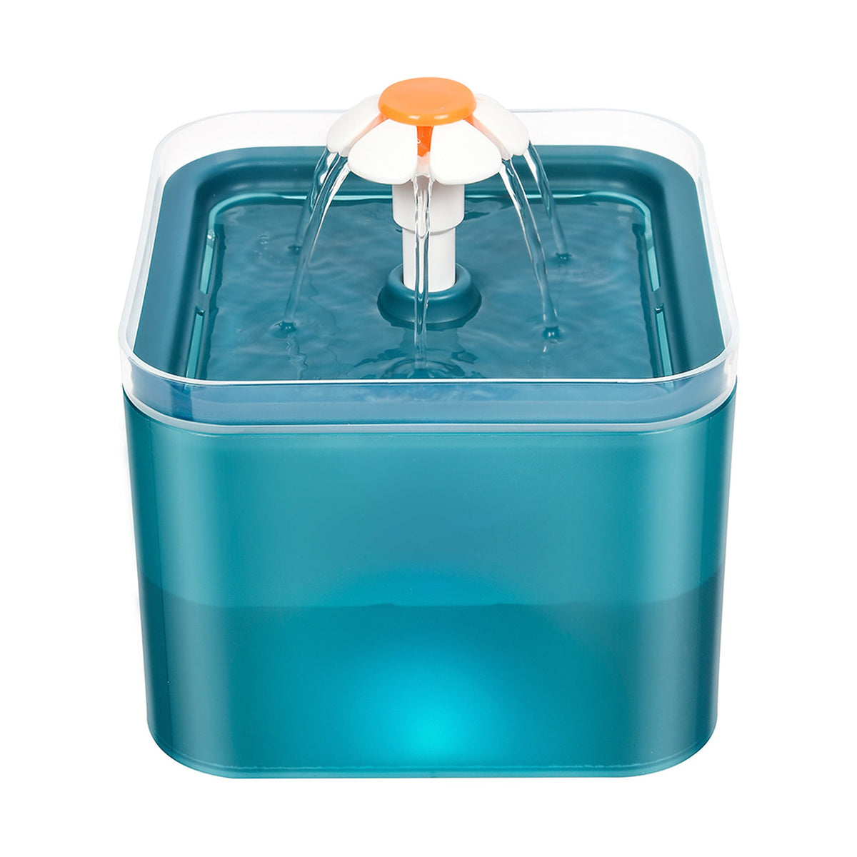 Pet water fountain 2L in teal