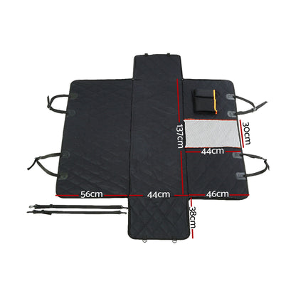 Dog car seat cover dimensions 137 x 147 cm
