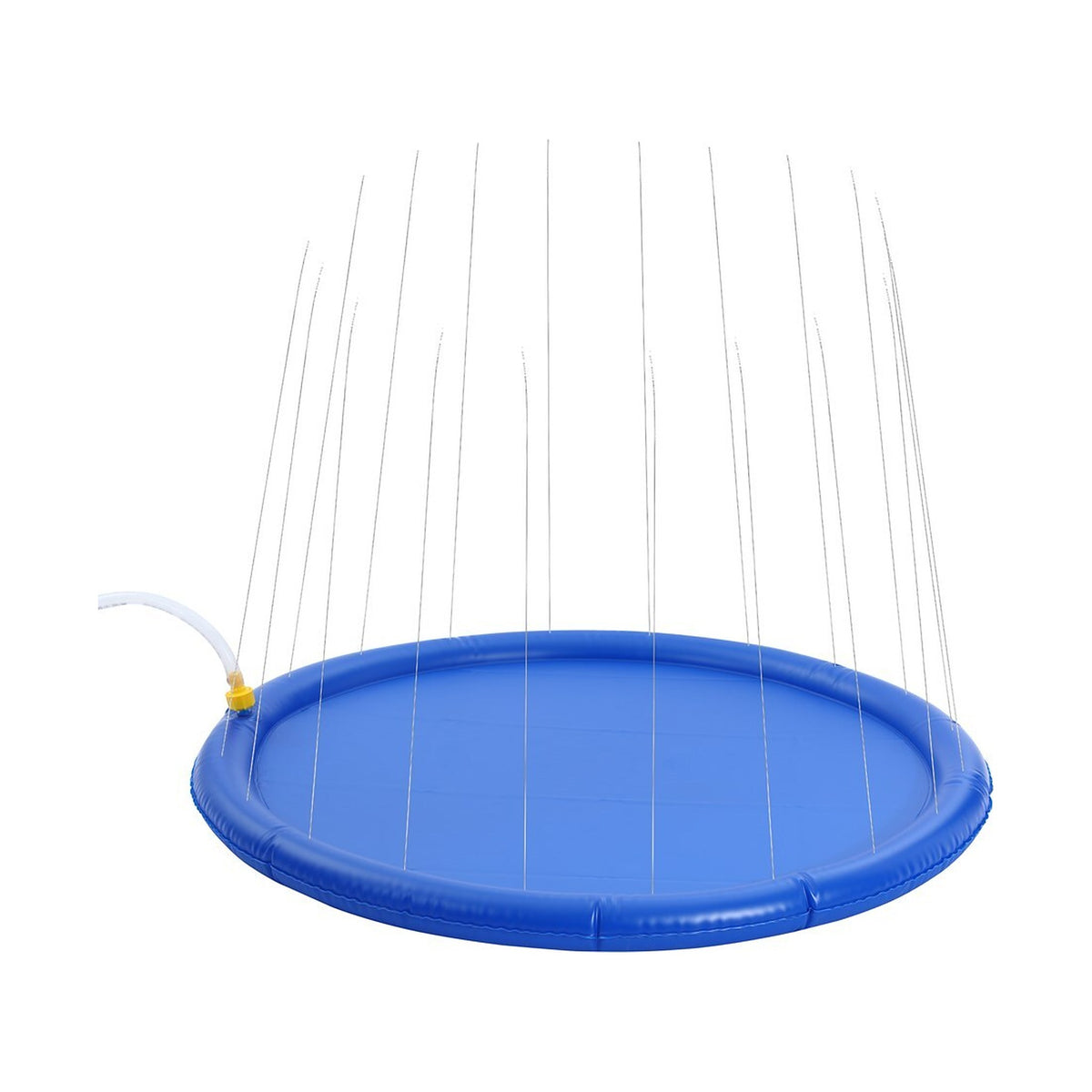 Dog sprinkler splash pad, 100 cm, blue