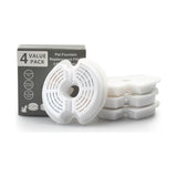 Pet fountain replacement filters, triple-layer carbon filters