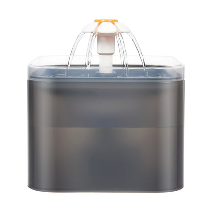 Pet water fountain 2L in charcoal